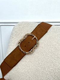 Ceinture camel grande taille : Nala