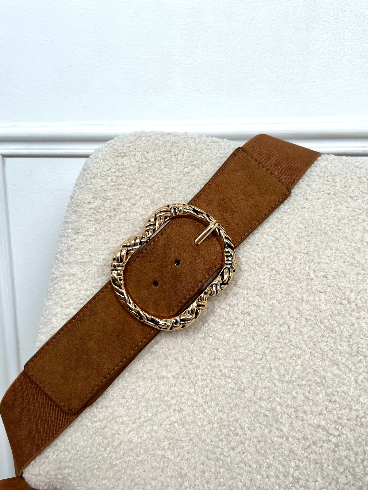 Ceinture camel grande taille : Nala
