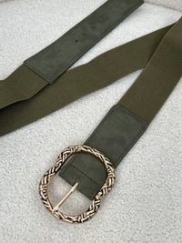 Ceinture kaki grande taille : Nala