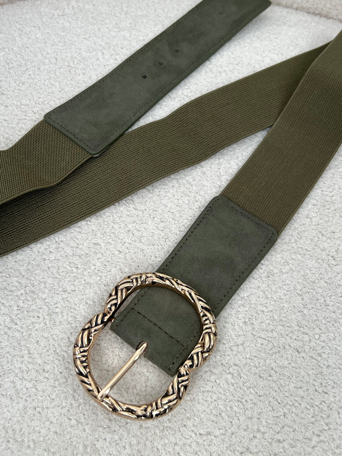 Ceinture kaki grande taille : Nala
