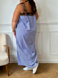 Plus-size striped dress: Luno