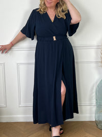 Robe longue bleu marine: Joane