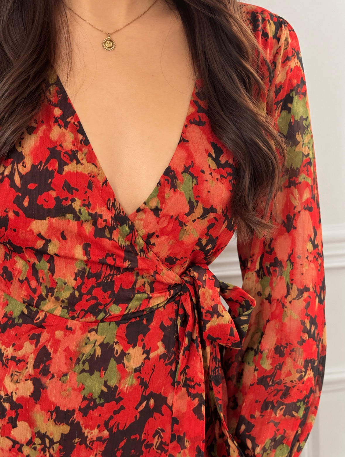 Maxikleid mit Muster: Kelia