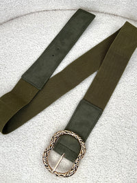 Ceinture kaki grande taille : Nala