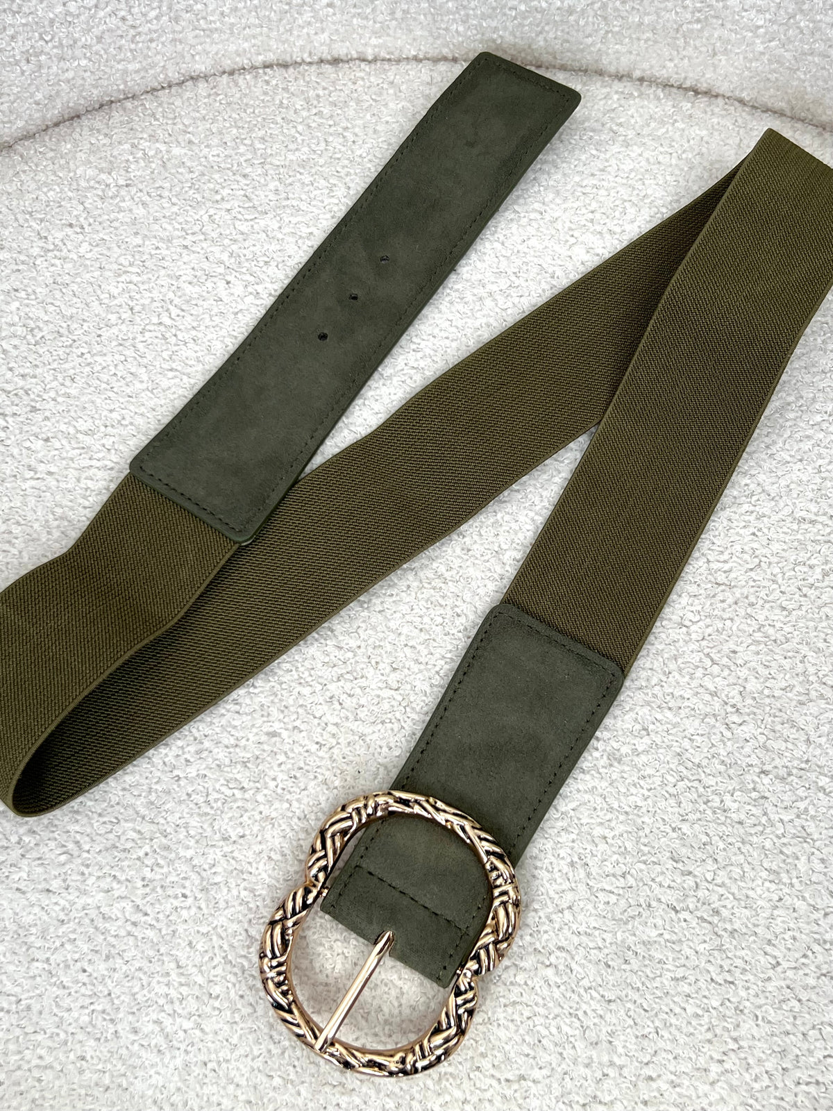 Ceinture kaki grande taille : Nala