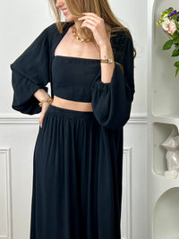 Vierteiliges Set, schwarz: Solal