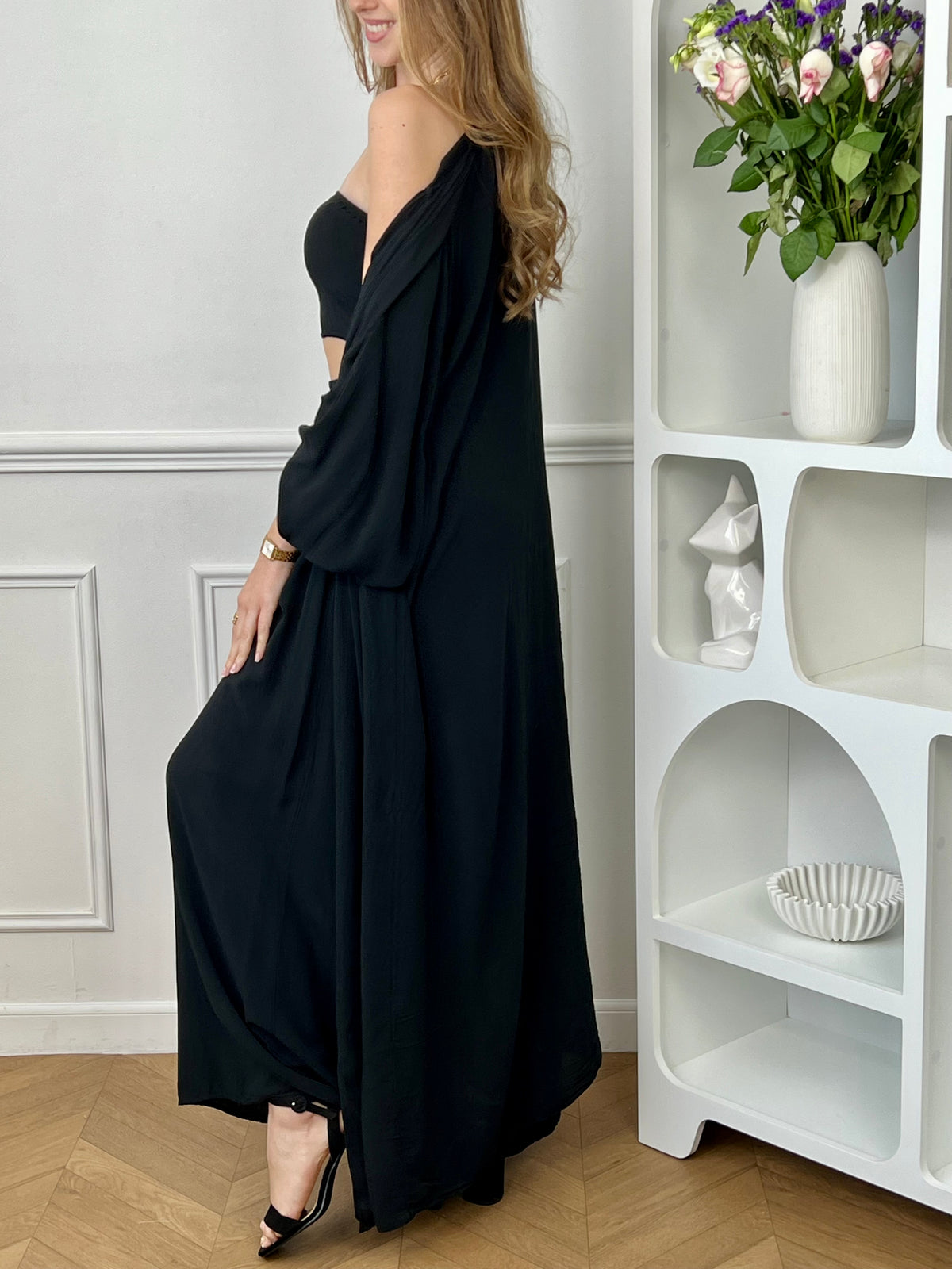Vierteiliges Set, schwarz: Solal