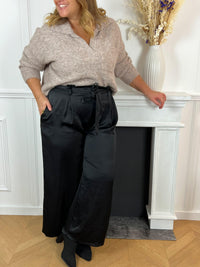 Pantalon noir fluide : Bea - Loïcia