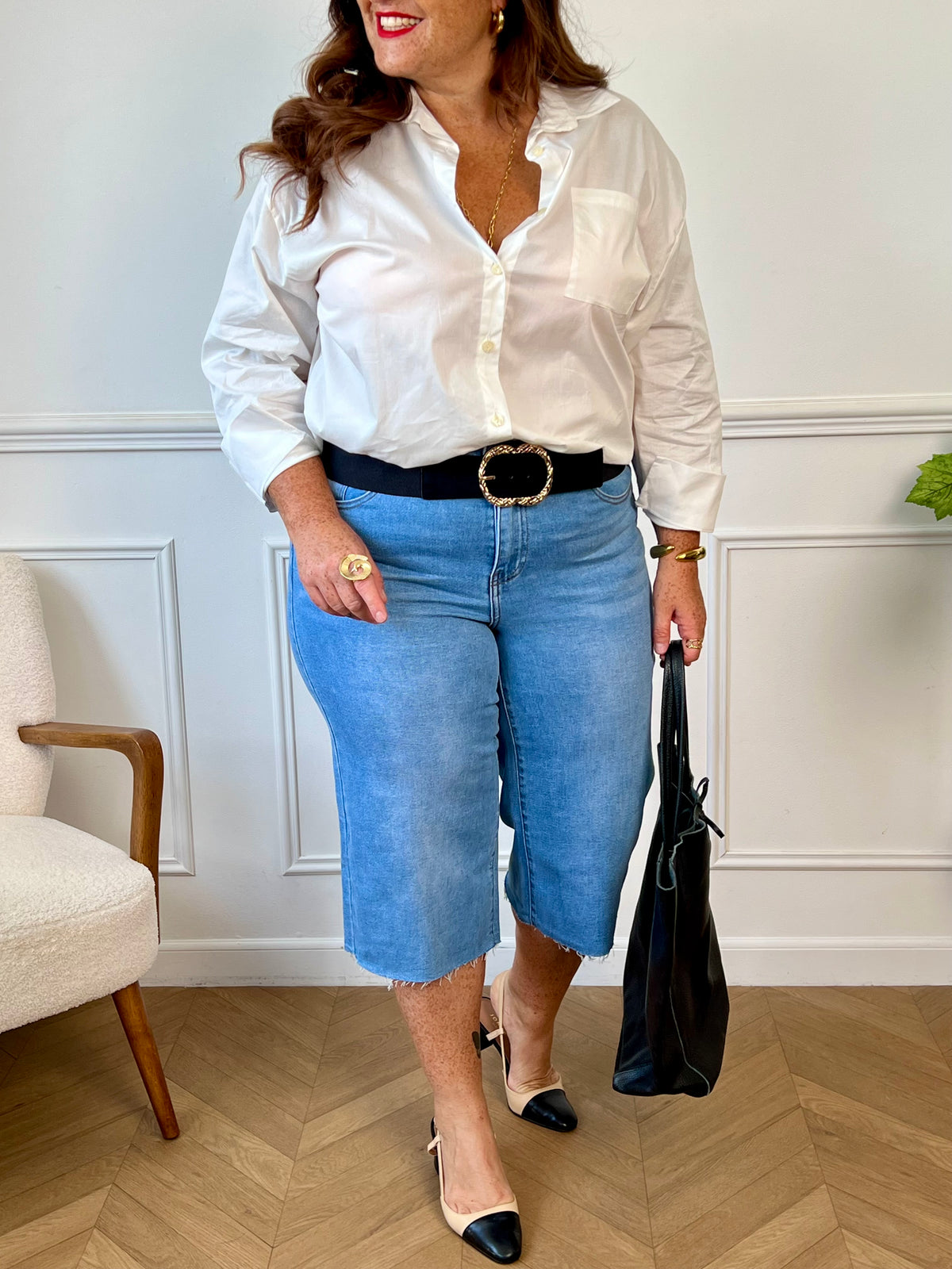 Chemise grande taille ecrue : Rocha