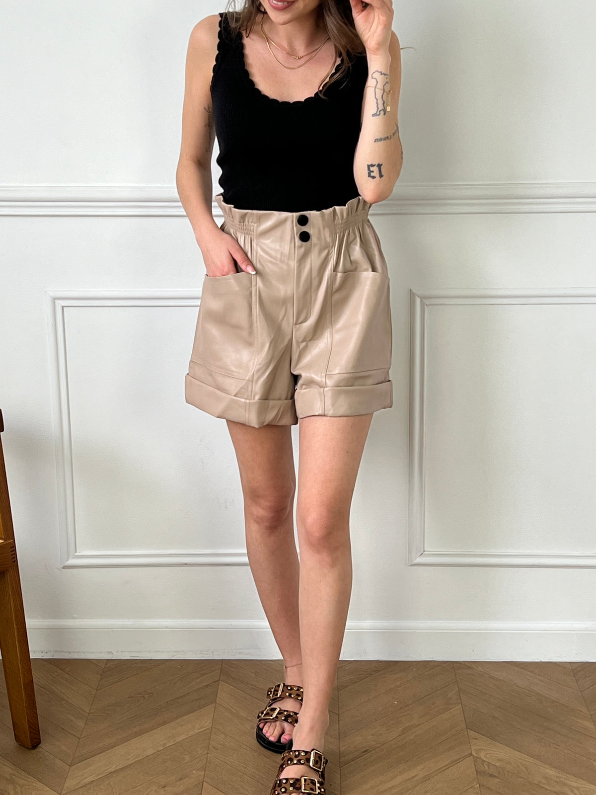 Short beige : Jia