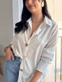 Chemise écrue : Cécilia