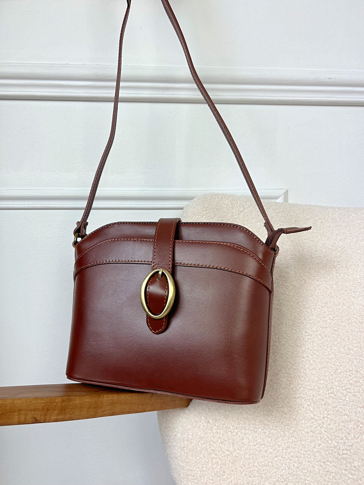 Sac marron : Calvyn - Loïcia