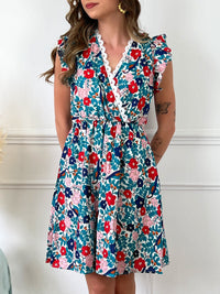 Robe courte avec broderie : Aliona