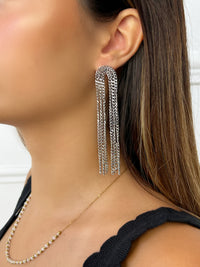 Boucles d'oreilles Bety argentees - Loïcia