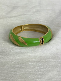 Bracelet vert : Pluma - Loïcia