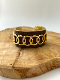 Bracelet Stephan marron - Loïcia
