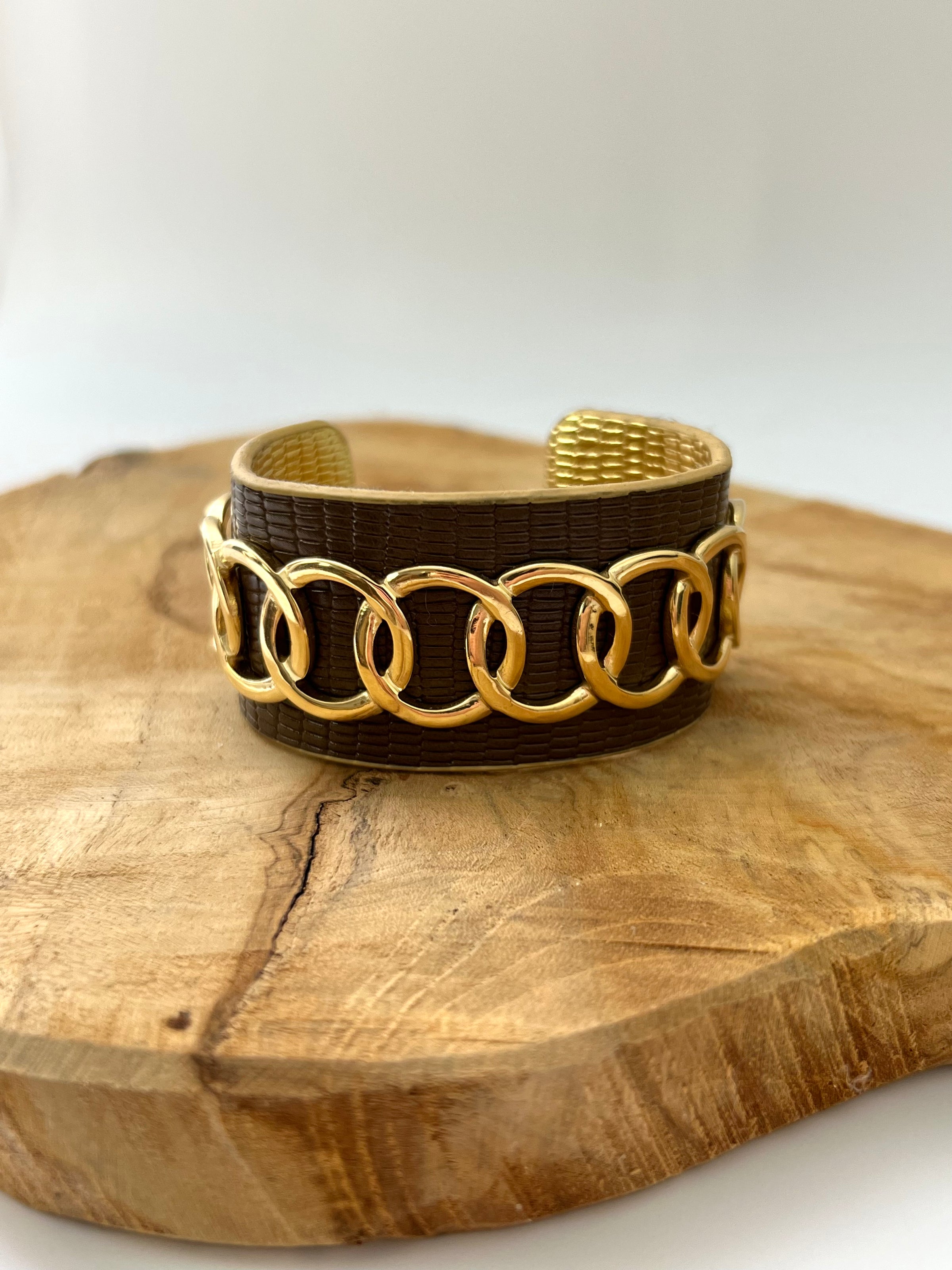 Bracelet Stephan marron - Loïcia