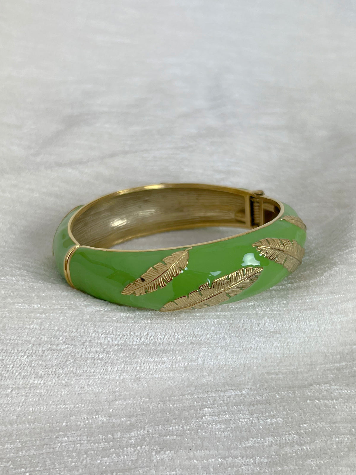 Bracelet vert : Pluma - Loïcia