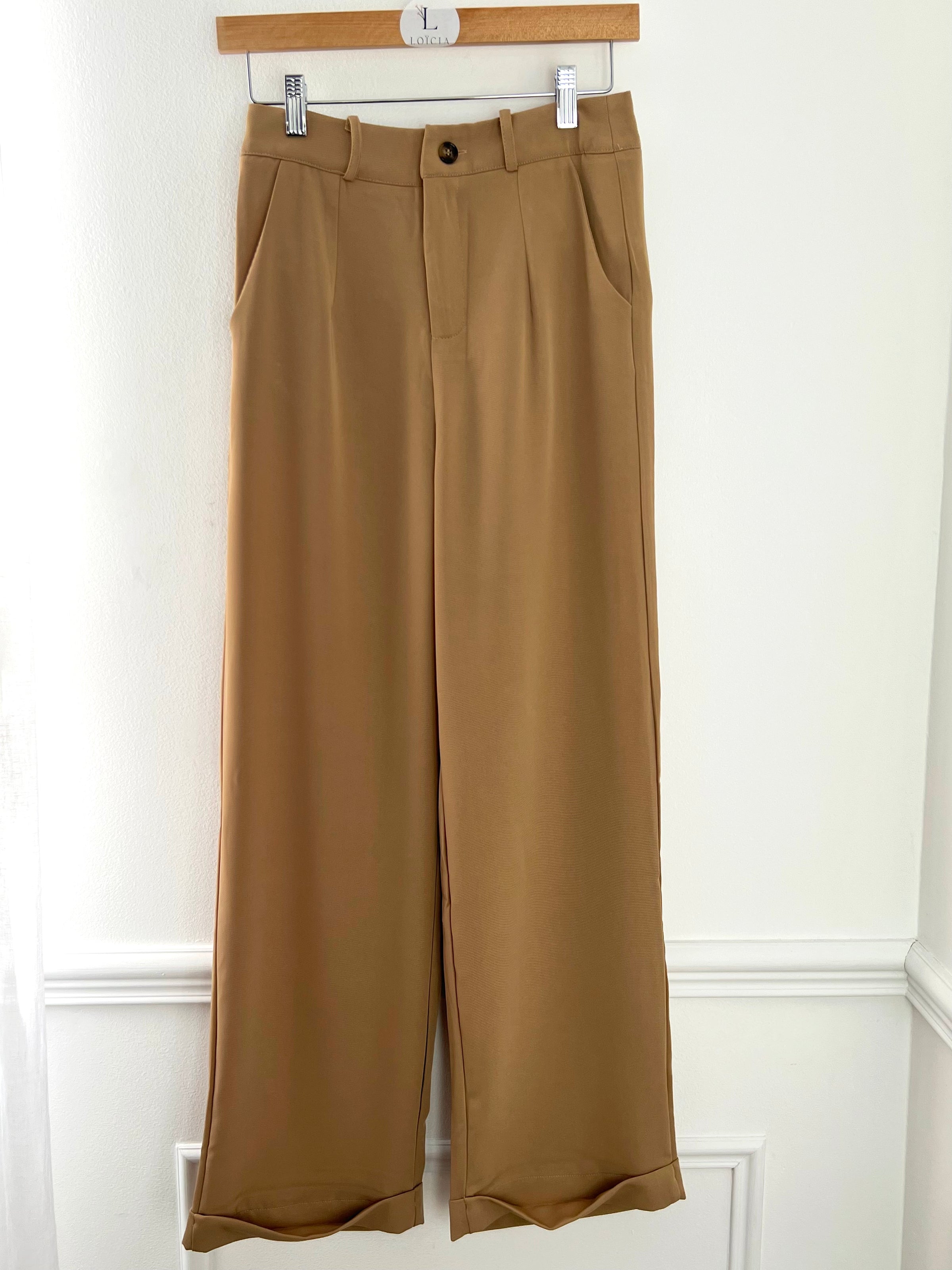 Pantalon camel : Theo - Loïcia
