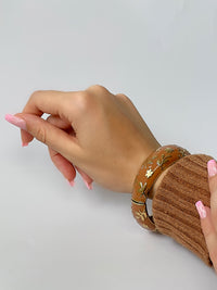 Bracelet Cleo marron - Loïcia