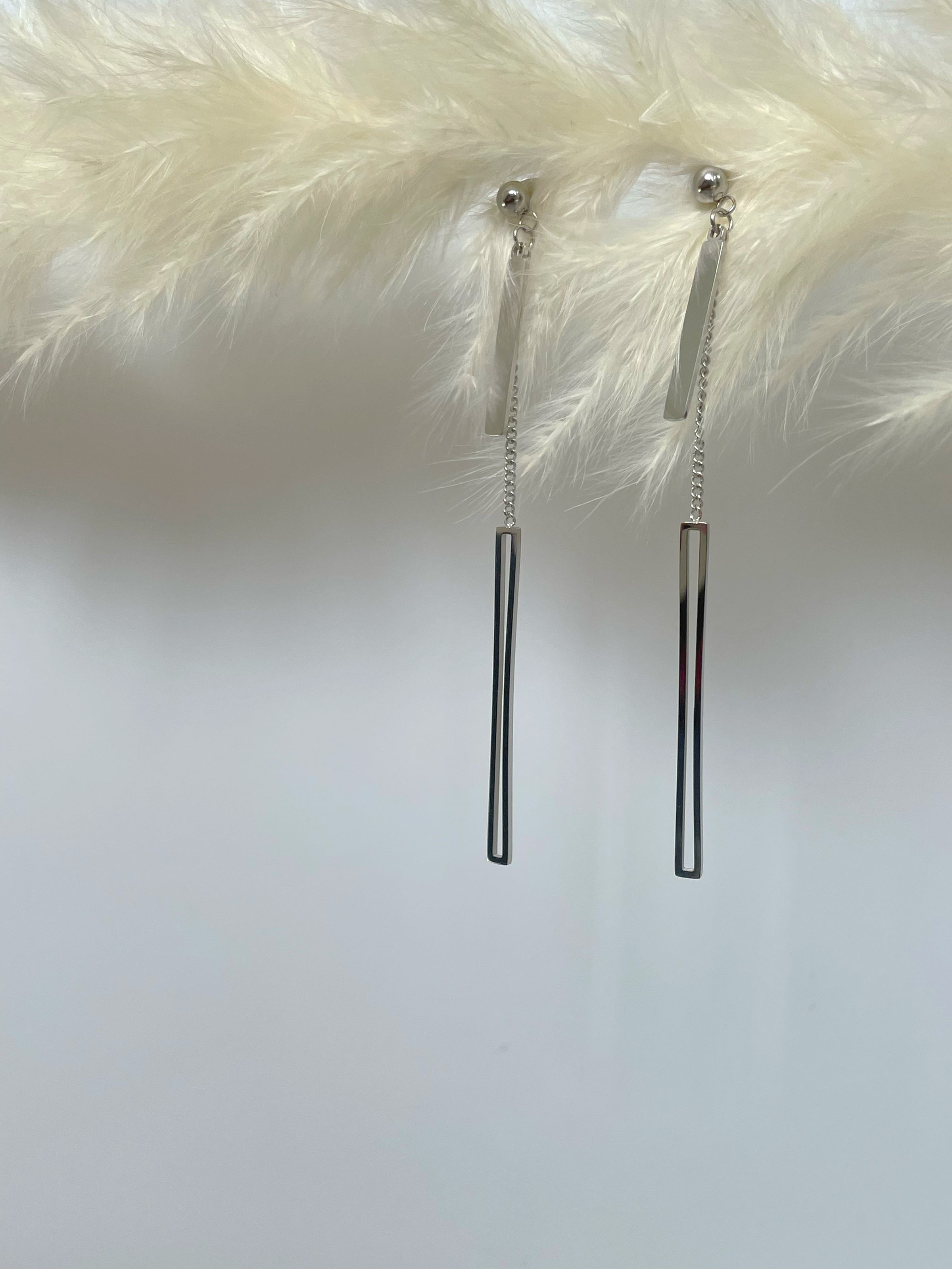 Boucles d'oreilles Kylie argentees - Loïcia