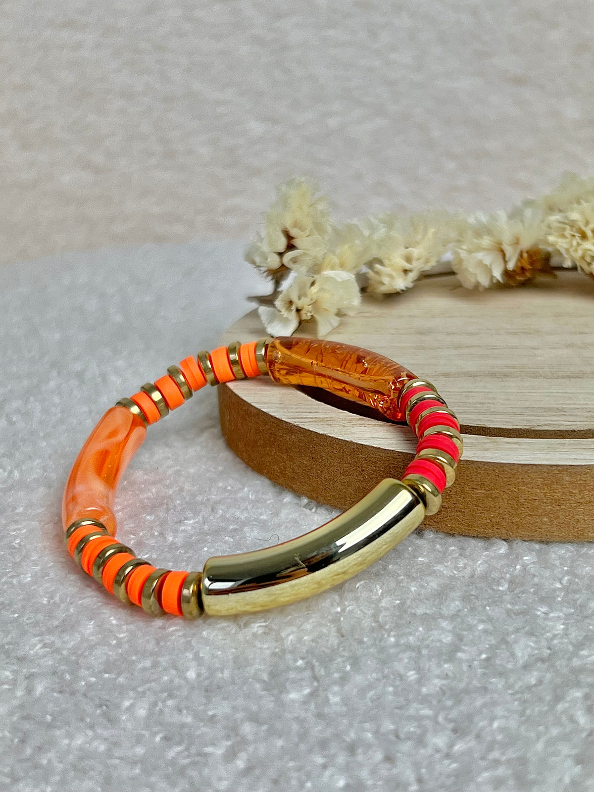 Bracelet Calia orange - Loïcia