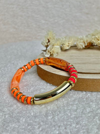 Bracelet Calia orange - Loïcia